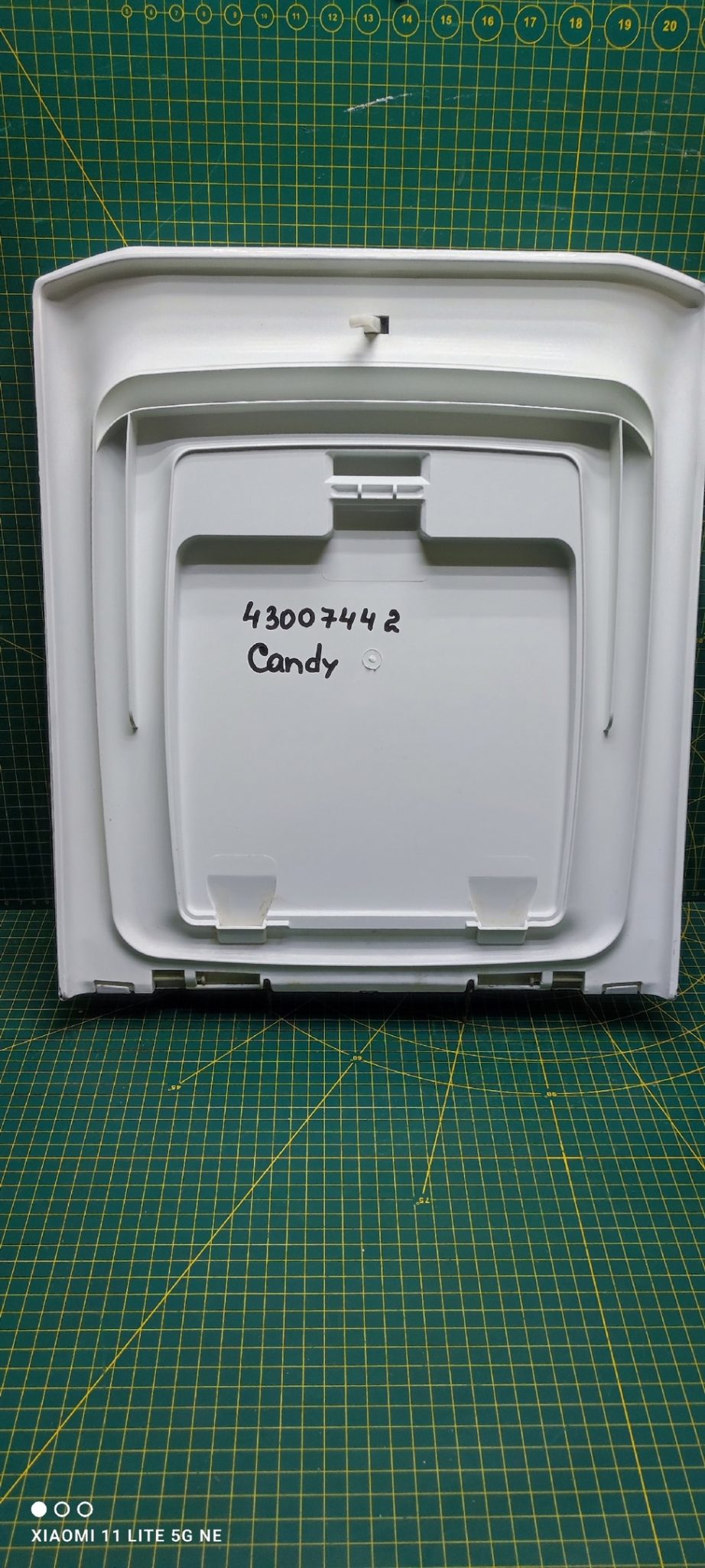 Крышка люка	Candy 43007442 для стиральной машины с вертикальной загрузкой