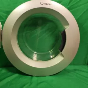 Люк Indesit C00480533 сер. 46см среднее стекло 8см